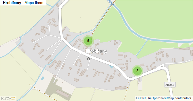 Hrobičany - mapa firem