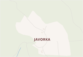 Javorka v obci Seč - mapa části obce