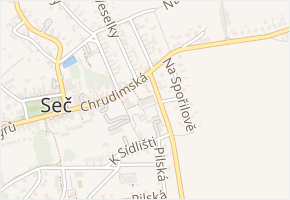 K Přehradě v obci Seč - mapa ulice