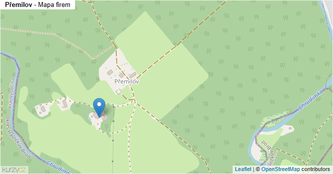 Přemilov - mapa firem