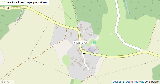 Prosíčka - mapa podnikání