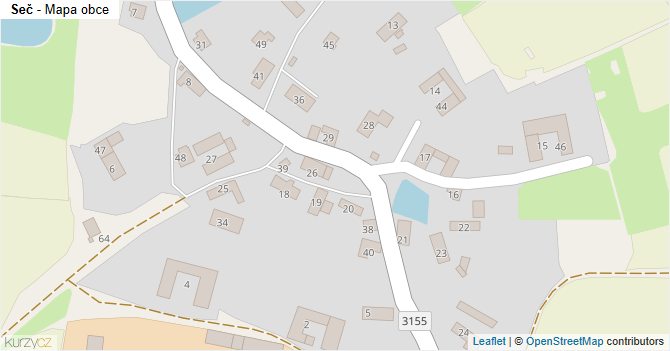 Seč - mapa obce