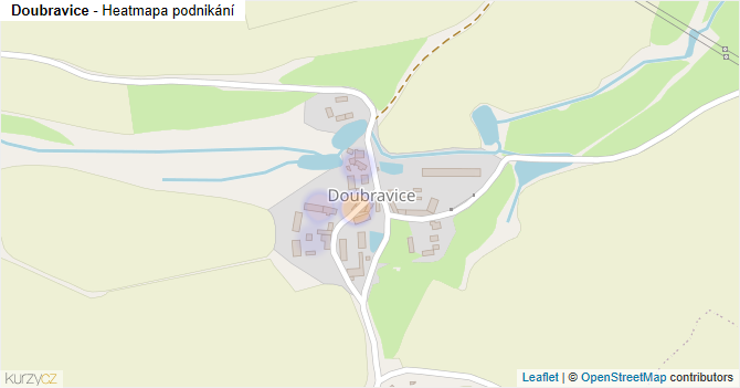 Doubravice - mapa podnikání
