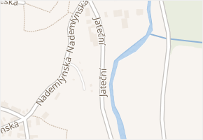 Jateční v obci Sedlčany - mapa ulice