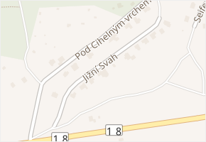 Jižní Svah v obci Sedlčany - mapa ulice