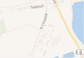 K Cihelně v obci Sedlčany - mapa ulice