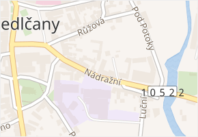 Nádražní v obci Sedlčany - mapa ulice