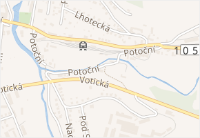 Potoční v obci Sedlčany - mapa ulice