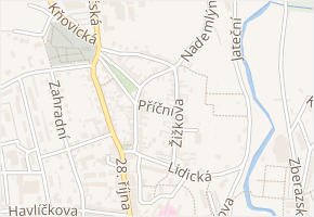 Příční v obci Sedlčany - mapa ulice