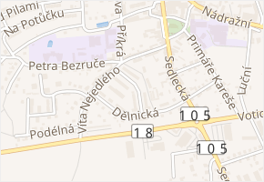 Sokolovská v obci Sedlčany - mapa ulice