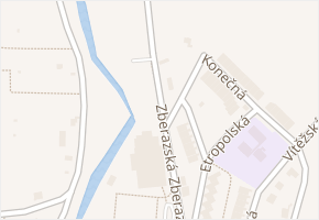 Zberazská v obci Sedlčany - mapa ulice