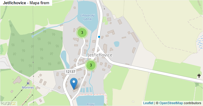 Jetřichovice - mapa firem