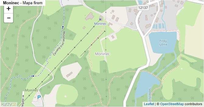 Moninec - mapa firem