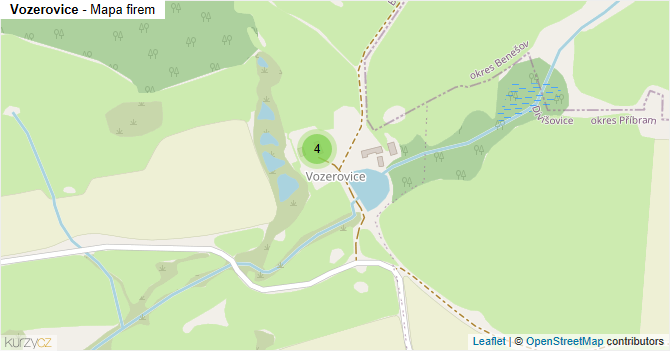 Vozerovice - mapa firem