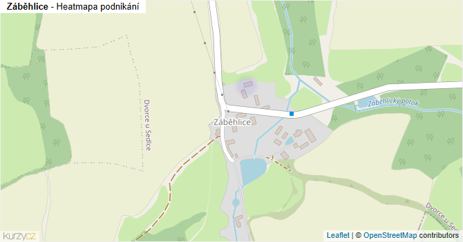 Záběhlice - mapa podnikání
