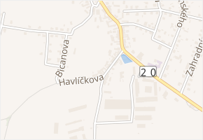Havlíčkova v obci Sedlice - mapa ulice