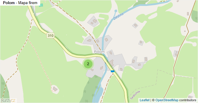 Polom - mapa firem