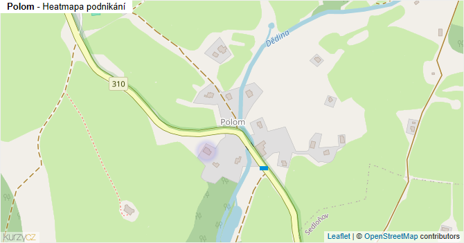 Polom - mapa podnikání