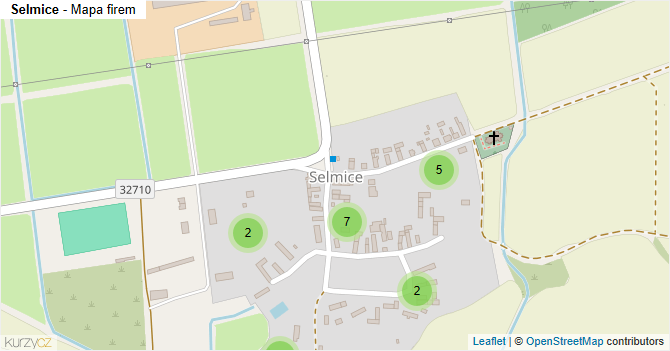 Selmice - mapa firem