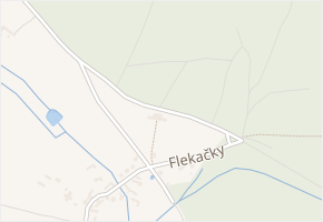 Flekačky v obci Semice - mapa ulice
