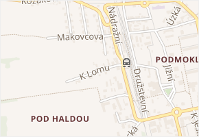 K Lomu v obci Semily - mapa ulice