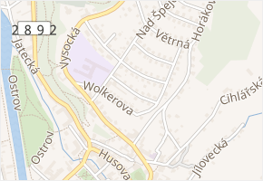 Kapitána Jaroše v obci Semily - mapa ulice