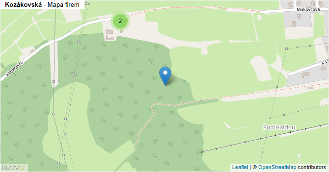 Kozákovská - mapa firem