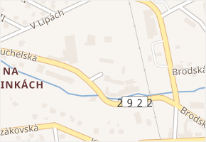 Na Rovinkách v obci Semily - mapa ulice