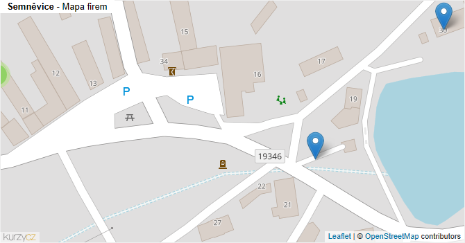 Semněvice - mapa firem
