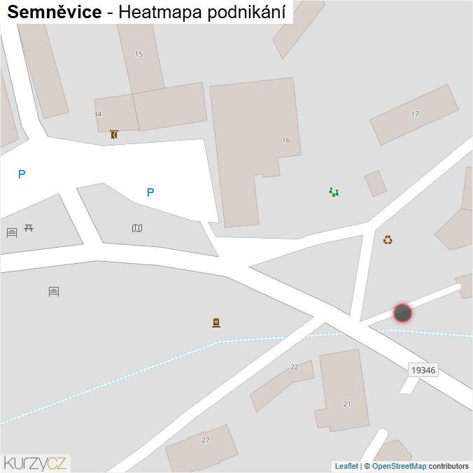 Mapa Semněvice - Firmy v obci.