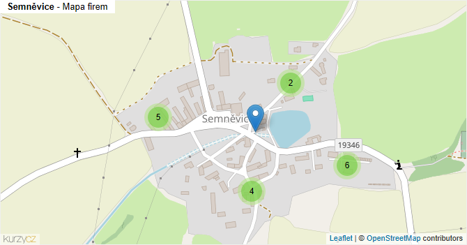 Semněvice - mapa firem