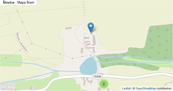 Šlovice - mapa firem