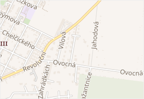 Pátecká v obci Senice - mapa ulice