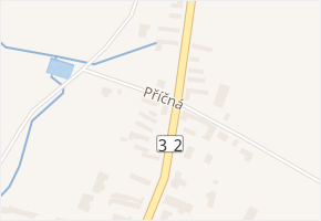 Příčná v obci Senice - mapa ulice
