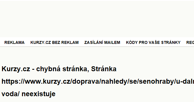 U dálnice - záplavové mapy stoleté vody