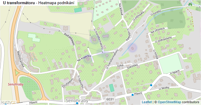 U transformátoru - mapa podnikání