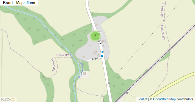 Brant - mapa firem