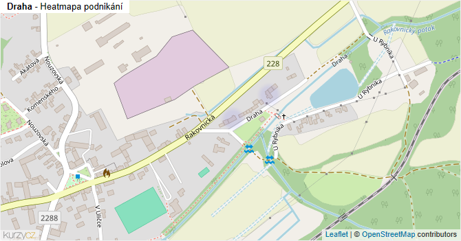 Draha - mapa podnikání