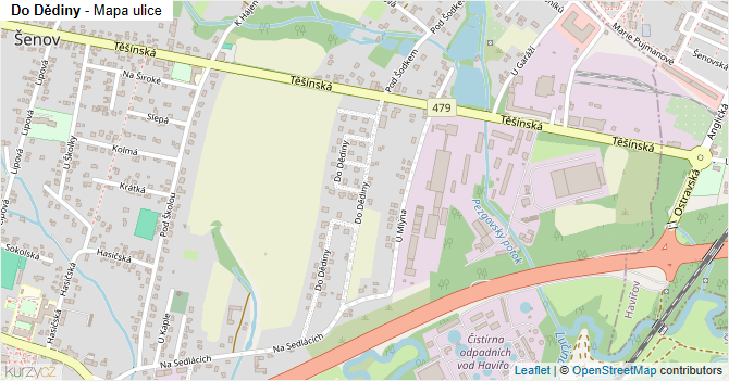 Do Dědiny - mapa ulice