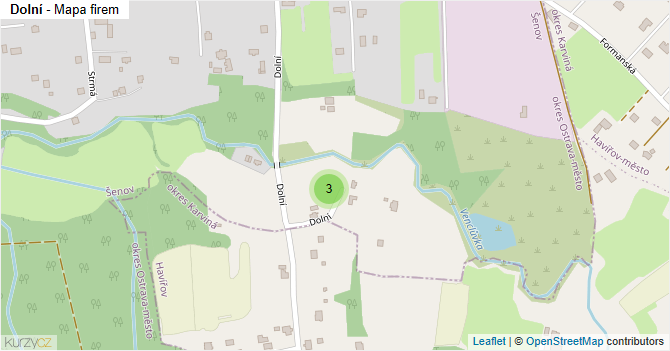 Dolní - mapa firem