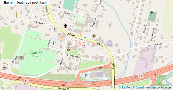 Hlavní - mapa podnikání