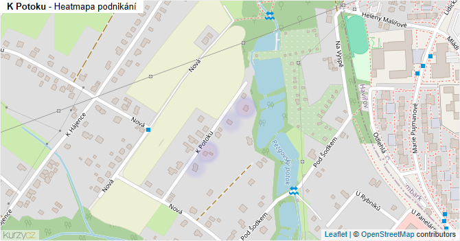 K Potoku - mapa podnikání