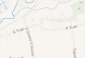 K Trati v obci Šenov - mapa ulice