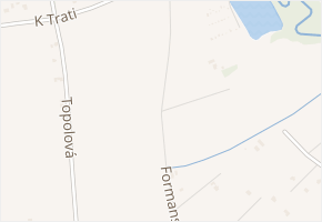 Ke Starému mlýnu v obci Šenov - mapa ulice