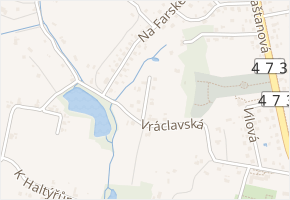 Mezní v obci Šenov - mapa ulice