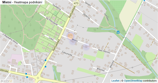 Místní - mapa podnikání