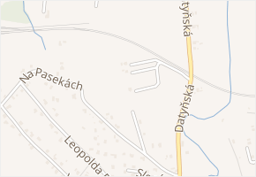 Na Konečné v obci Šenov - mapa ulice