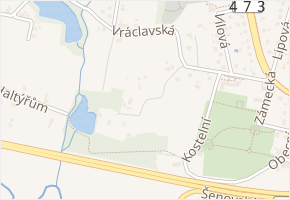 Na Kopci v obci Šenov - mapa ulice