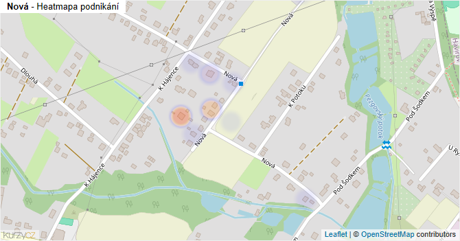 Nová - mapa podnikání