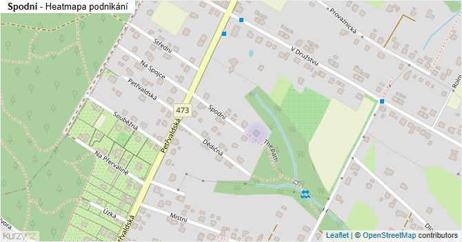Spodní - mapa podnikání